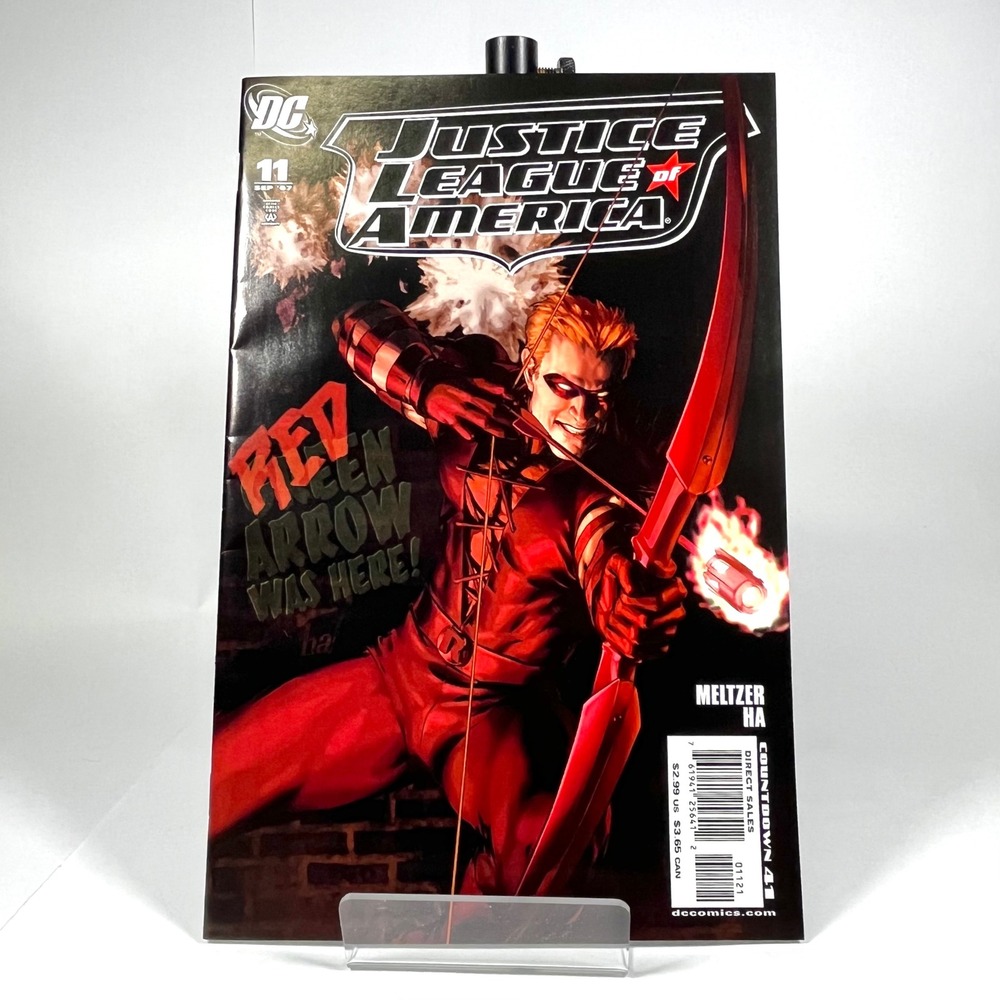 Justice League of America 11 DC Comics 2007 Red Arrow Meltzer Gene Ha Cover A VF
